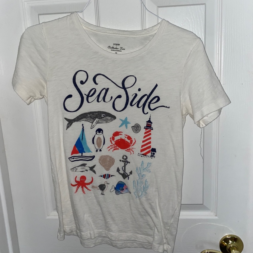 Jcrew collectors tee SEA SIDE🌴🌊🦞